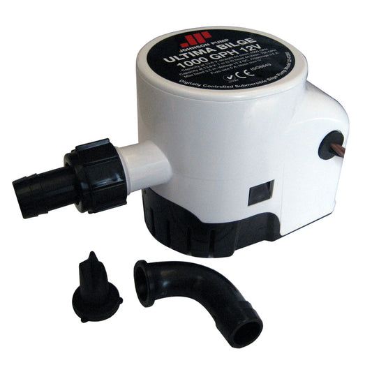 Johnson Pump Ultima Bilge Pump 1000 GPH 3/4" Hose Dura Port  32-47260-003