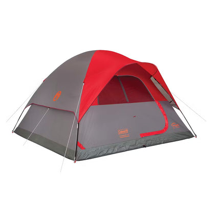 Coleman 6-Person Flatwoods II™ Lightweight Dome Camping Tent - Red  2207385