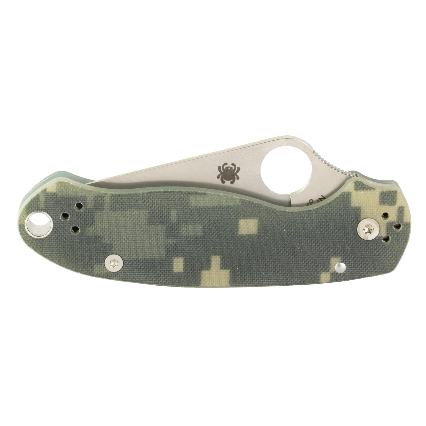 Spyderco Para 3 Folder Knife 2.95" Plain Digi Camo G-10 Handle  C223GPCMO