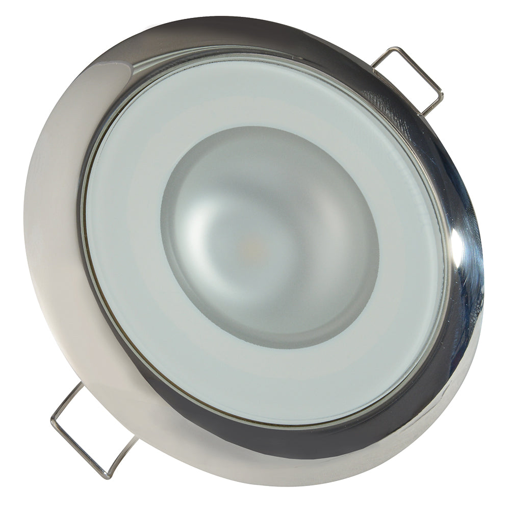 Lumitec Mirage - Flush Mount Down Light -  2-Color White/Blue Dimming  113111