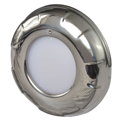 Lumitec Aurora Dome Light Polished SS Finish 2-Color White/Blue Dimming  101138