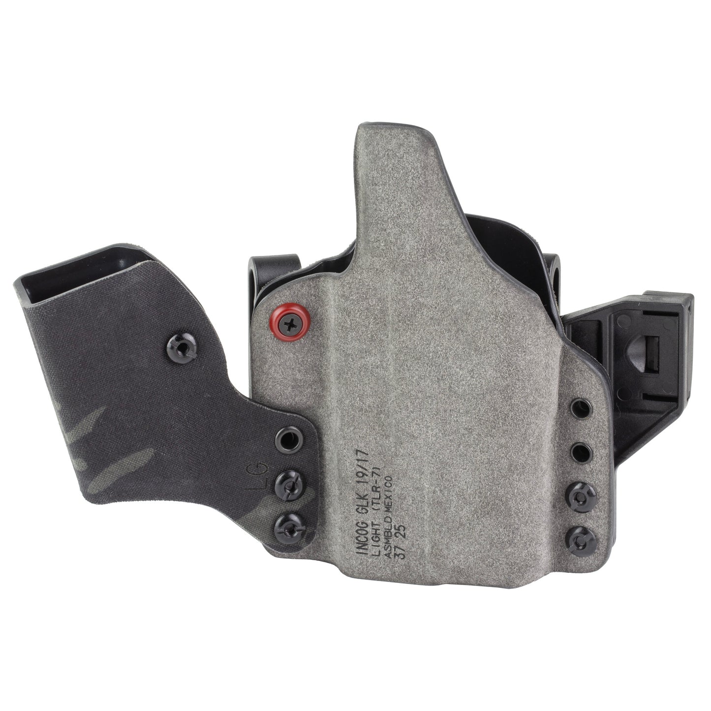 Safariland INCOG-X IWB Holster Fits Glock 17/19 w/ TLR-7 Black Multicam Right