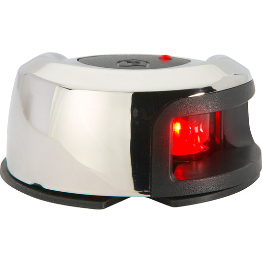 Attwood LightArmor Deck Mount Navigation Light - Port (red) - 2NM  (NV2012SSR-7)