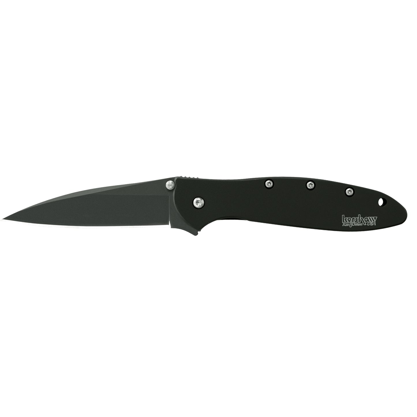 Kershaw Leek Assisted Folding Knife 3" Clip Point Blade Plain Edge  1660CKT