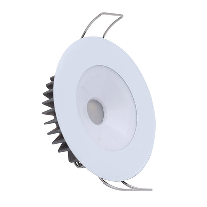 Lumitec Illusion Flush Mount LED Down Light - Spectrum RGBW - Cool White - White Housing  117127
