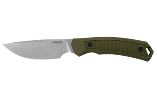 Kershaw Deschutes Skinner Fixed Blade Knife 3.9" Drop Point Blade Green Handle