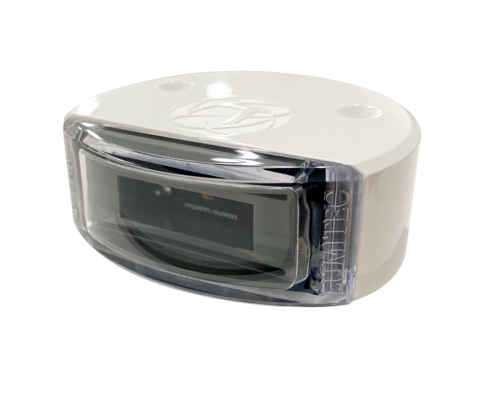 Lumitec Surface Mount Navigation Light - Starboard  Green - White Housing  101838