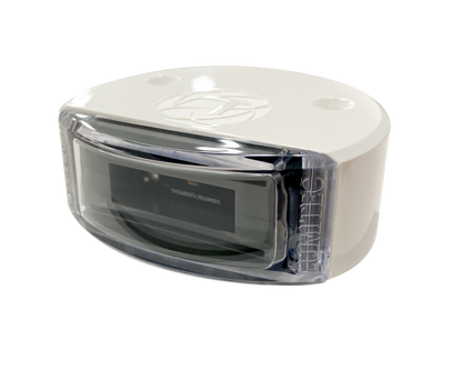 Lumitec Surface Mount Navigation Light - Starboard  Green - White Housing  101838
