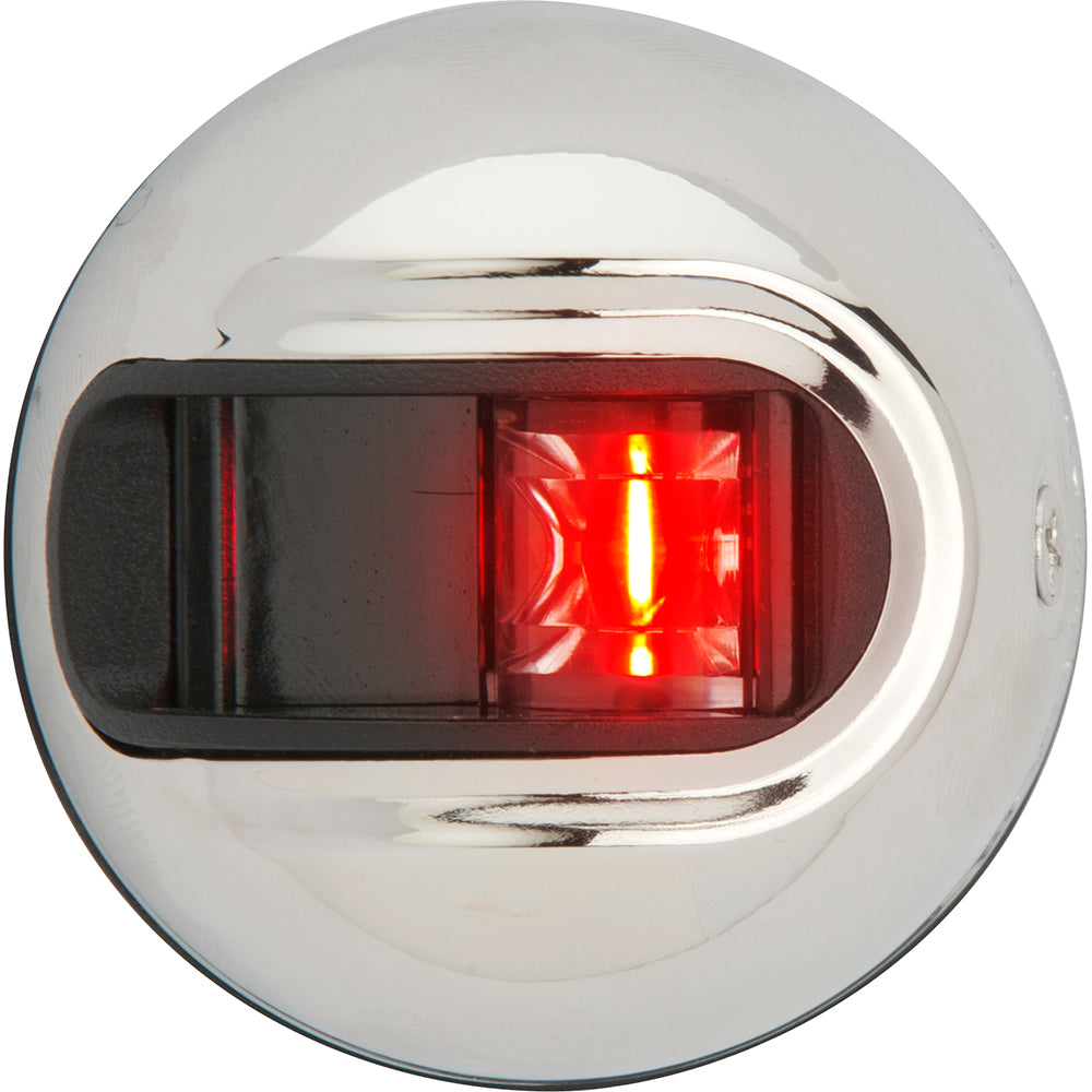 Attwood LightArmor Vertical Surface Mount Navigation Light - Port red, 2NM