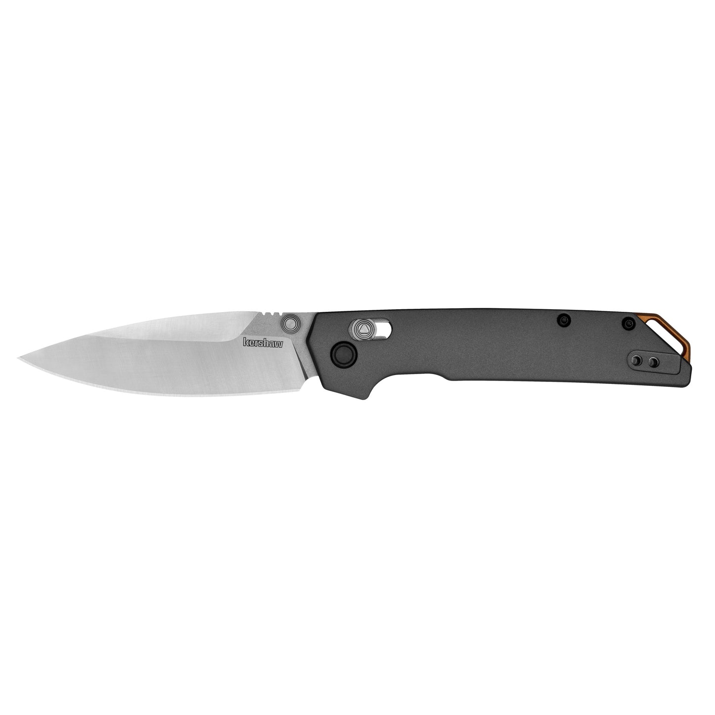 Kershaw Iridium Folding Knife 3.4" Blade Plain Edge D2 Tool Steel  2038