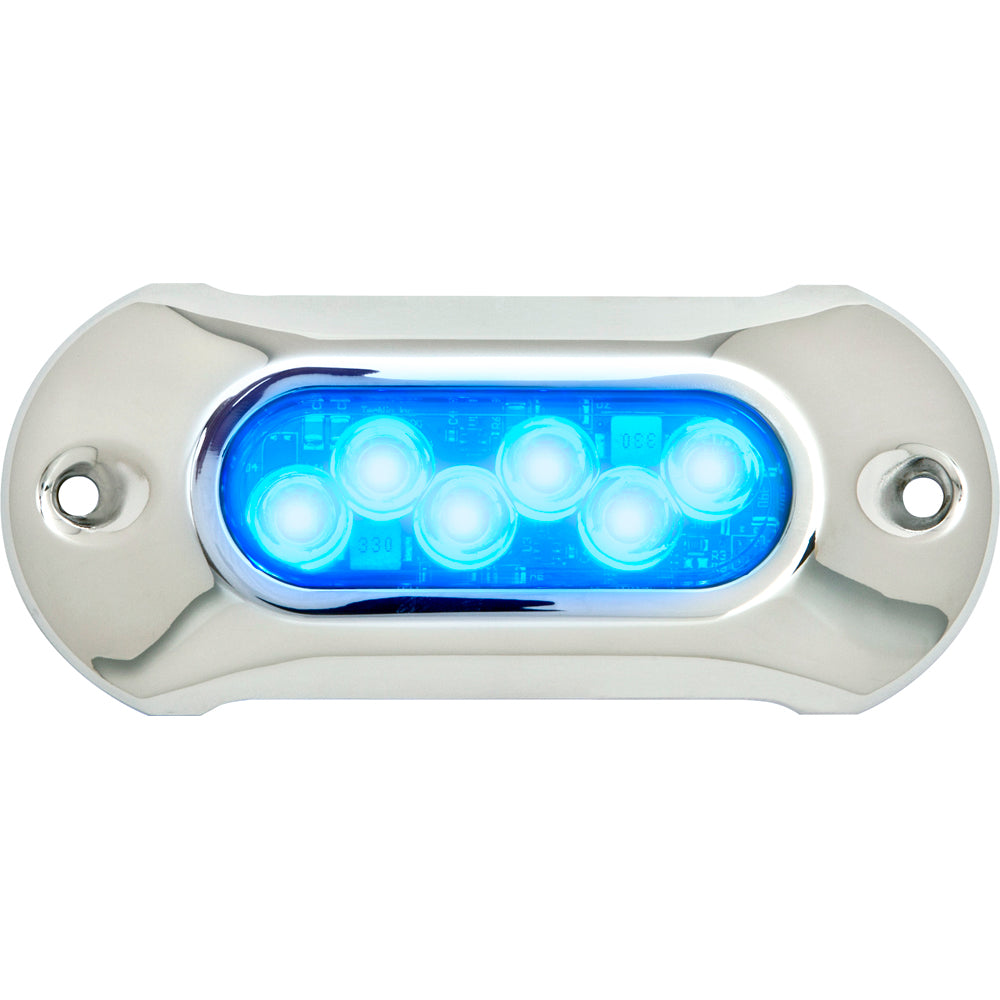 Attwood Light Armor Underwater LED Light - 6 LEDs - Blue  (65UW06B-7)