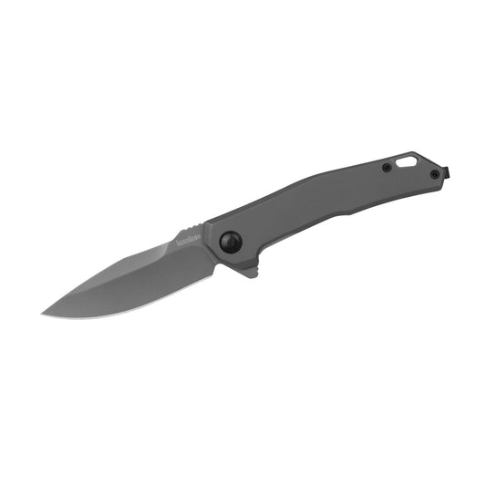 Kershaw Helitack Folding Knife 3.26" Plain Edge Blade Stainless Steel Handle5570