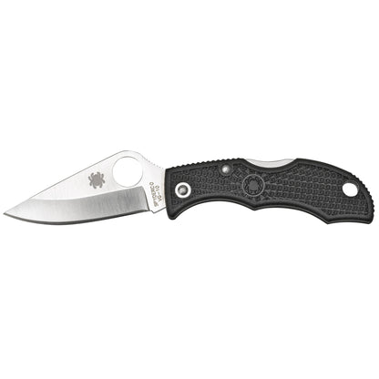 Spyderco Ladybug 3 Folder Knife 1.938" Plain Edge Black FRN Handle  LBKP3