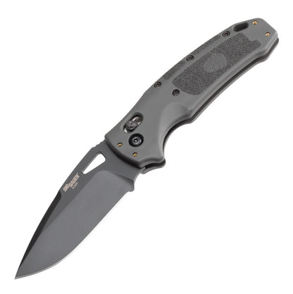 Hogue SIG K320 Tactical Folding Knife 3.5" Drop Point Gray Plain Edge  36372