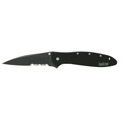 Kershaw Leek Assisted Folding Knife 3" Clip Point Blade Combo Edge  1660CKTST