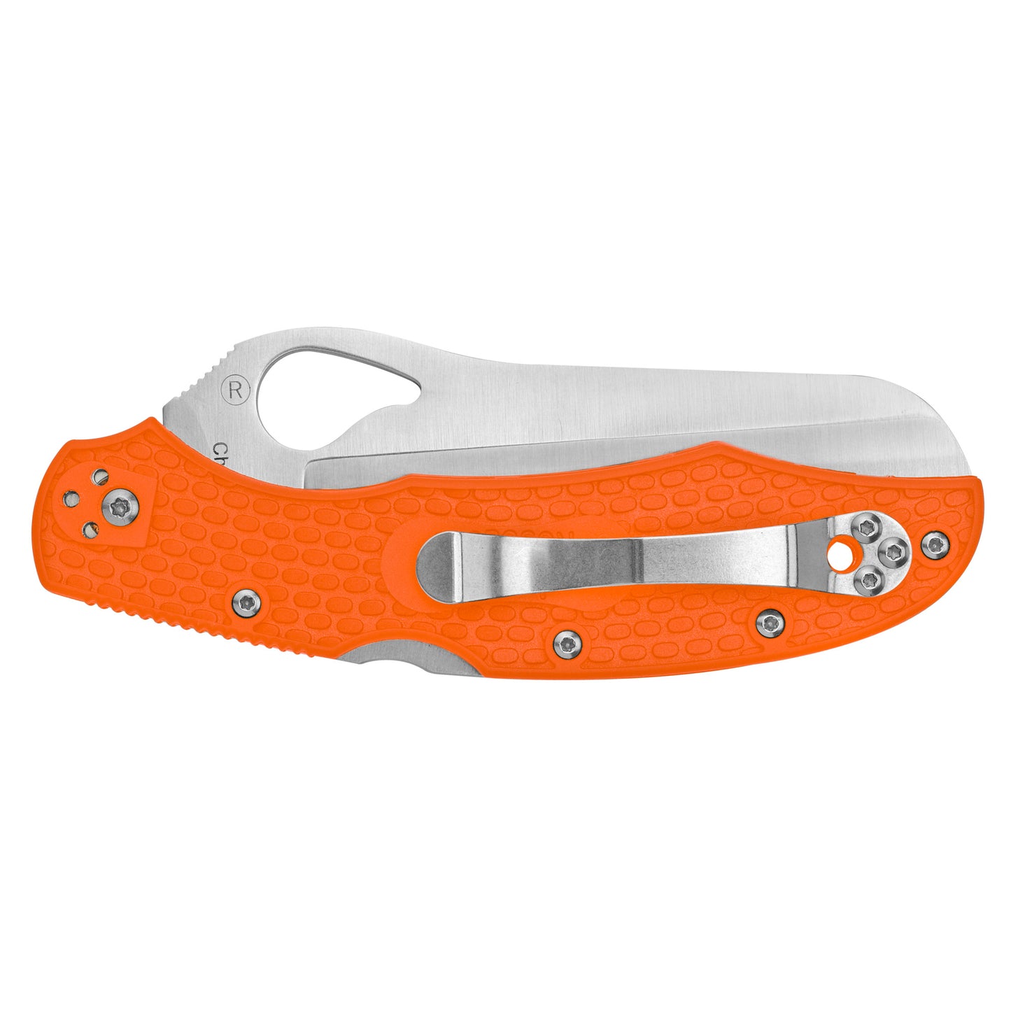 Spyderco Byrd Cara Cara 2 Rescue 3.88" Folding Knife Lightweight Orange BY17SOR2