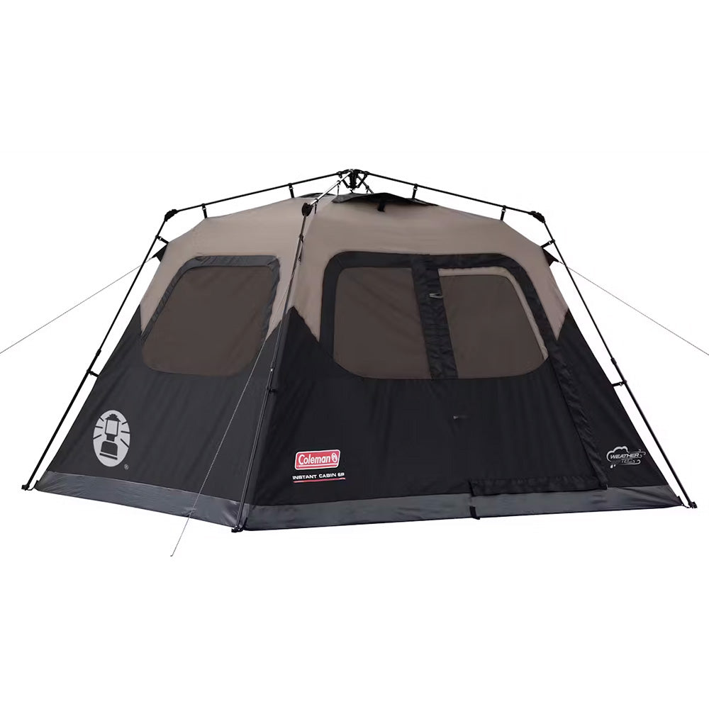 Coleman 6-Person Instant Cabin Tent - Black  2206913