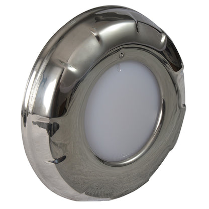Lumitec Aurora Dome Light Polished SS Finish 2-Color White/Blue Dimming  101138