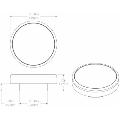 Lumitec Halo Flush Mount Down Light Spectrum RGBW - White Housing  112827