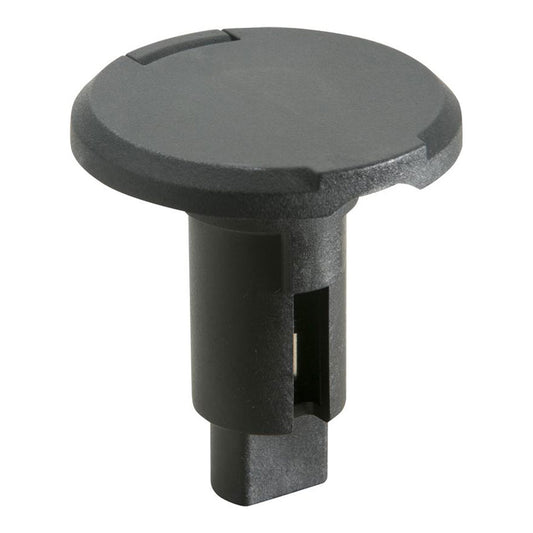 Attwood LightArmor Plug-In Base - 2 Pin - Black - Round  (910R2PB-7)