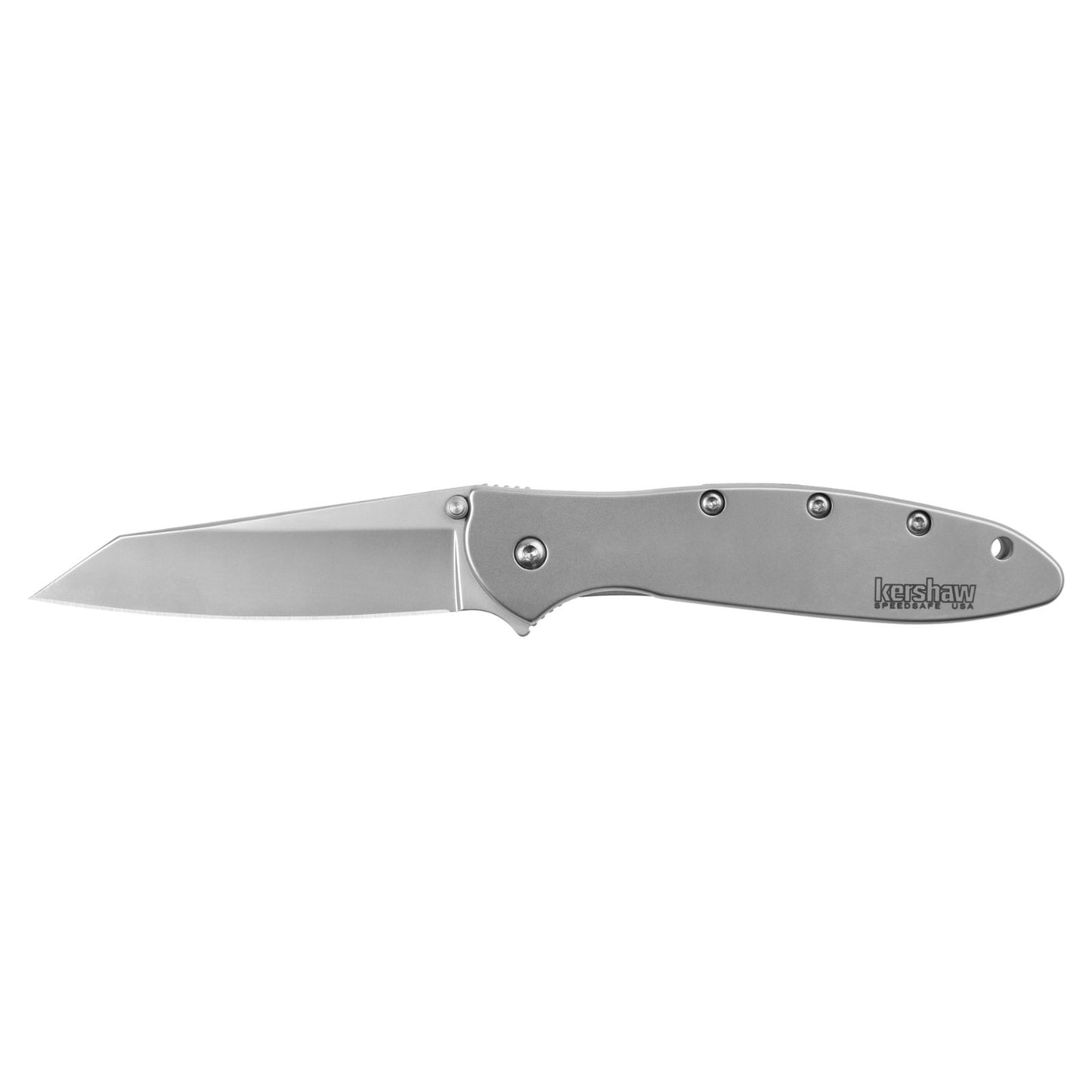 Kershaw RANDOM LEEK Folding Knife Plain Edge Reverse Tanto 3" Blade  1660R