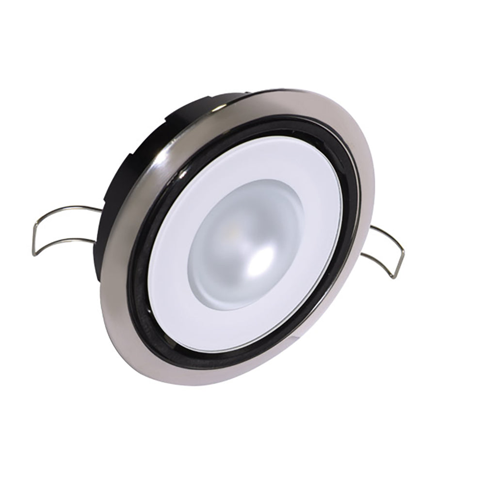 Lumitec Mirage Positionable Down Light - Spectrum RGBW Dimming - Polished Bezel 115117