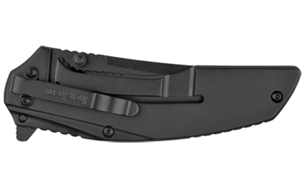 Kershaw OURIGHT-BLACK Folding Knife Plain Edge Trailing Point 3" Blade  8320BLK