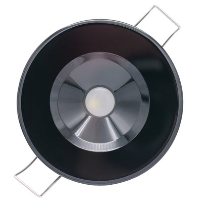 Lumitec Illusion Flush Mount LED Down Light - Spectrum RGBW - Cool White - Black Housing  117157