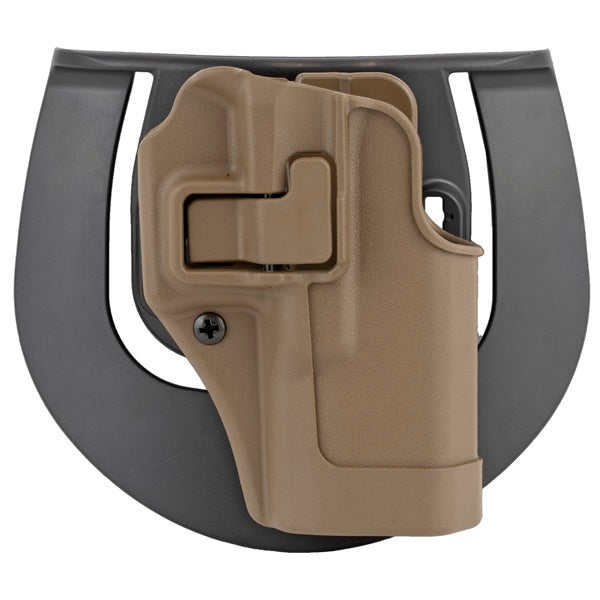 BLACKHAWK CQC SERPA Holster, Fits Glock 19/23/32, Right, Coyote Tan (410502CT-R)