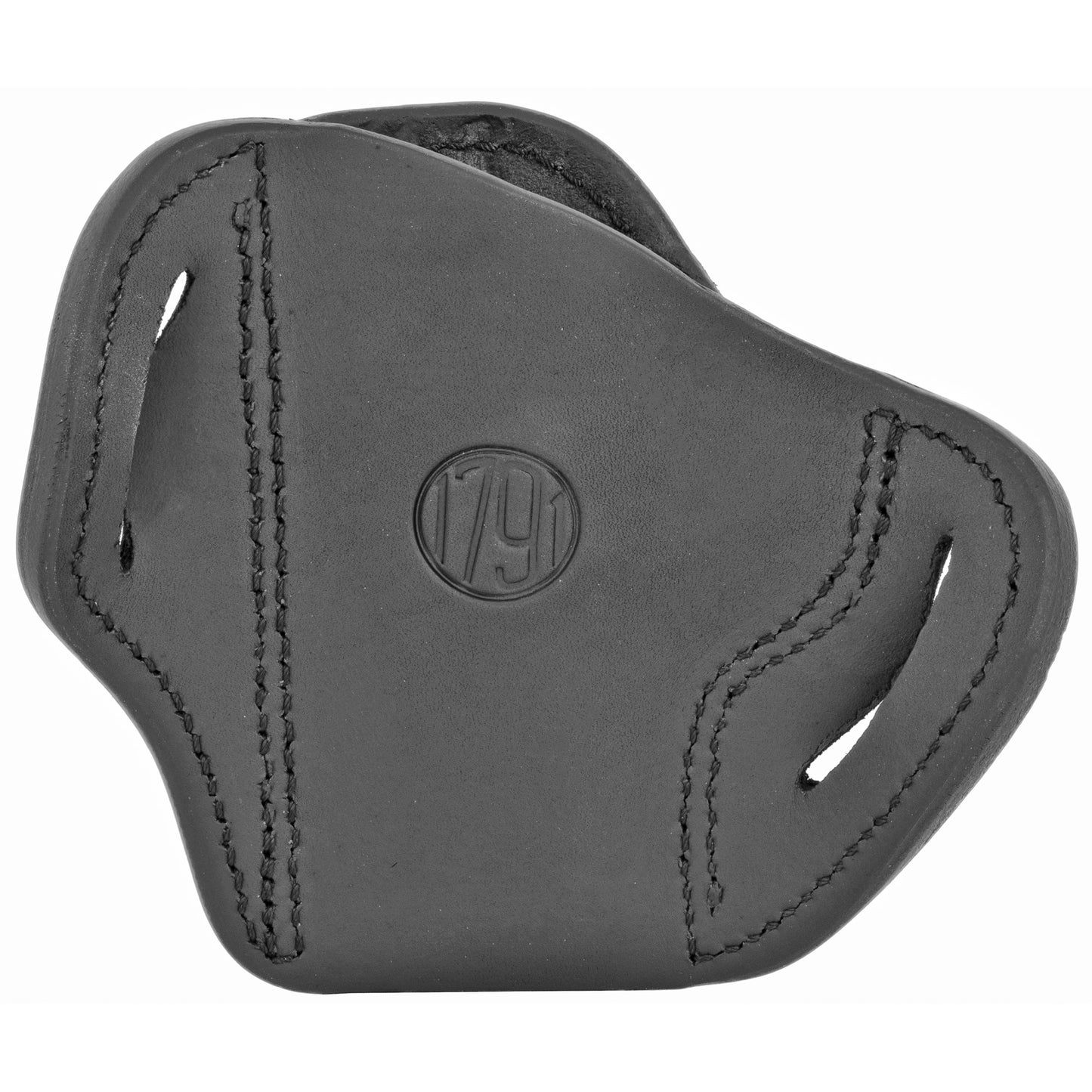 1791 Belt Holster 2.4 Right Hand Stealth Black Leather Fits Sig P320c, P229