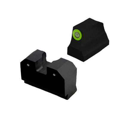 XS  R3D Suppressor Height Sights Green For Glock 17,19,22,23,24,26   GL-R021P-6G