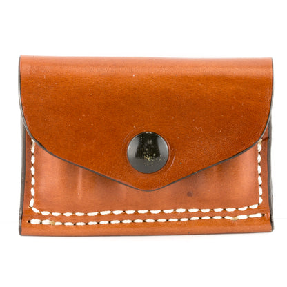 DeSantis Cartridge Pouch 2 X 2 X 2 Holds 38/357 Caliber Tan Leather  A08TJG1Z0