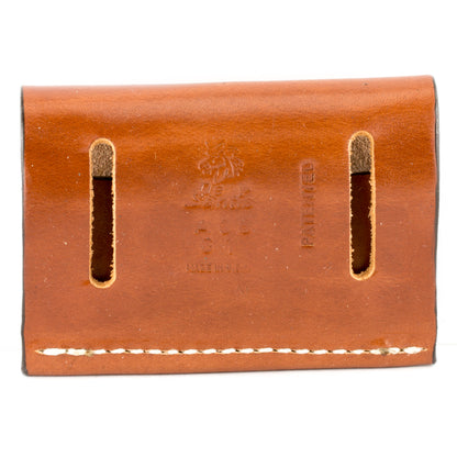 DeSantis Cartridge Pouch 2 X 2 X 2 Holds 38/357 Caliber Tan Leather  A08TJG1Z0