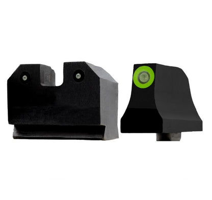 XS  R3D Suppressor Height Sights Green For Glock 17,19,22,23,24,26   GL-R021P-6G