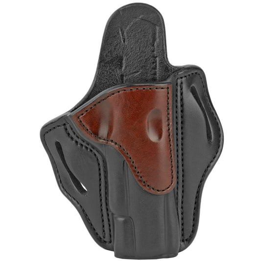 1791 Belt Holster 1 Right Hand Black/Brown Leather Fits 1911 w/ 4" & 5" Barrel
